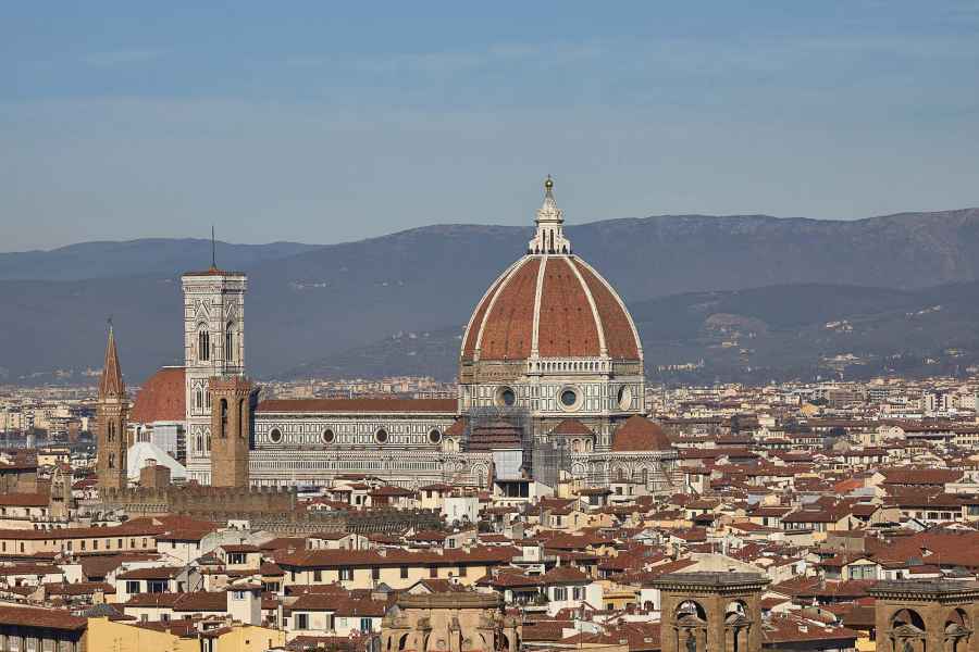 The Cathedral of Santa Maria del Fiore seen from Piazzale Michelangelo, Florence