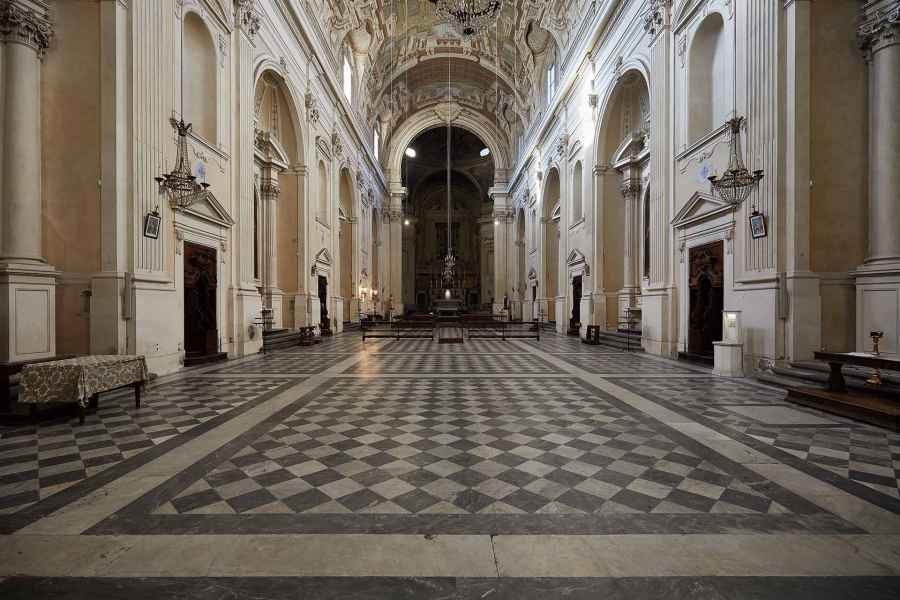 Interior of the church of Santa Maria del Carmine, Florence
