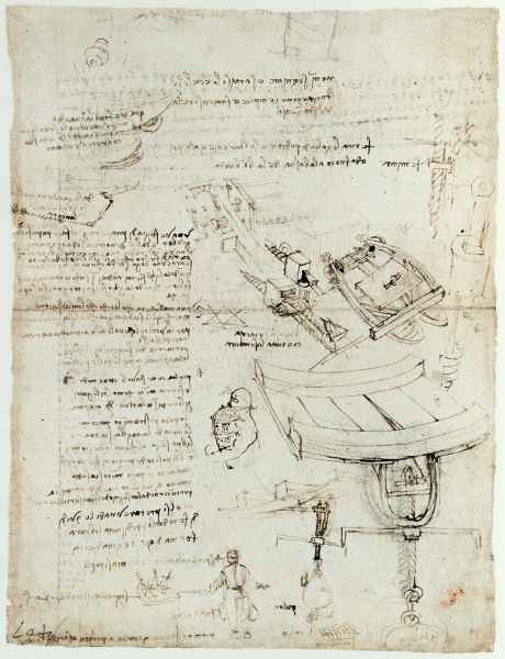 Codex Atlanticus, 909v. - Brunelleschi