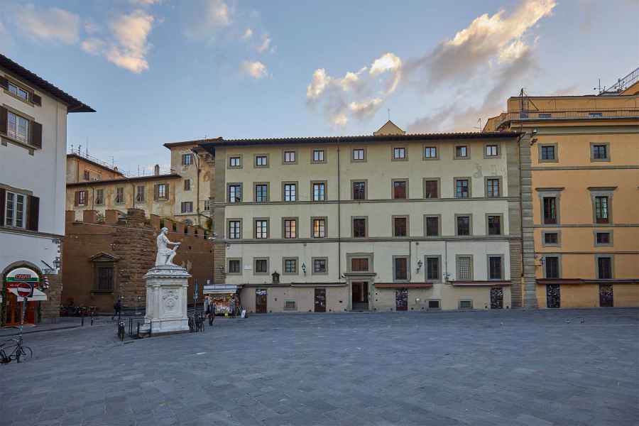 Façade of the Ximenian Observatory in Piazza San Lorenzo, Florence