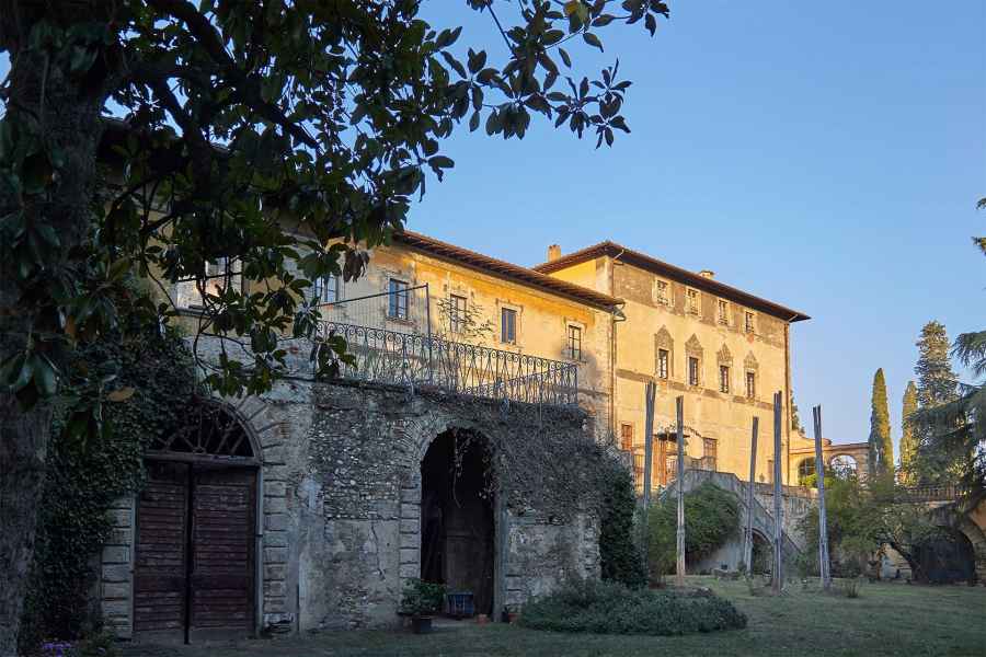 Exterior of the Villa di Rusciano, Florence