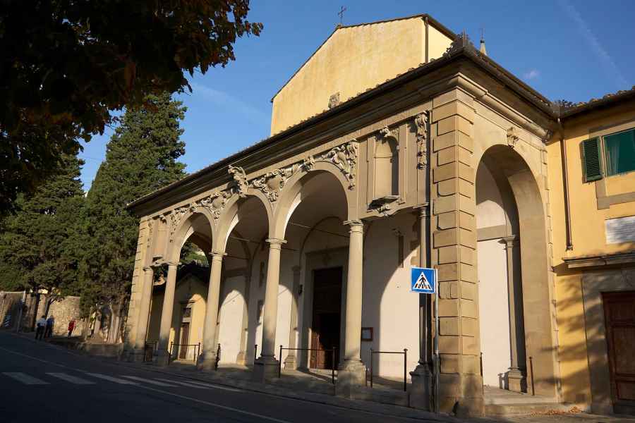 Façade of the church of San Domenico, Fiesole