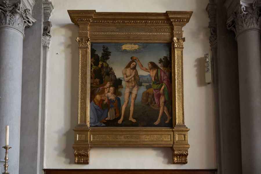 Lorenzo di Credi, Baptism, Church of San Domenico, Fiesole