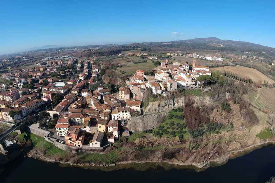 Panoramic view of Capraia, Capraia e Limite