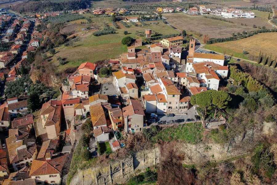 Panoramic view of Capraia, Capraia e Limite