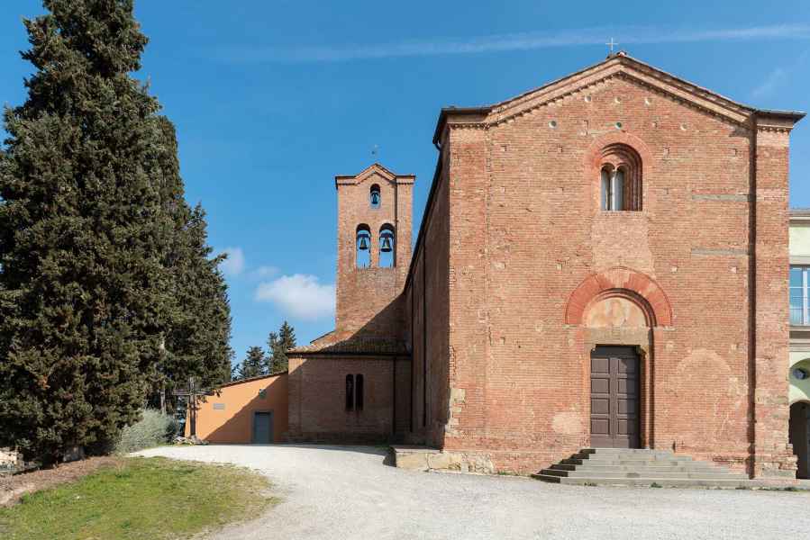 Façade of the church of the Santi Ippolito e Biagio in Castelfiorentino