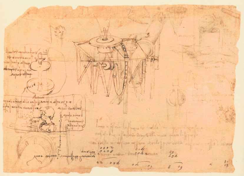 Codex Atlanticus, 1112v. - The miniator 