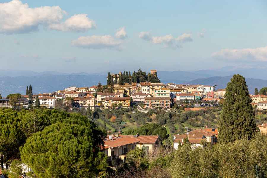 Panoramic view of Cerreto Guidi
