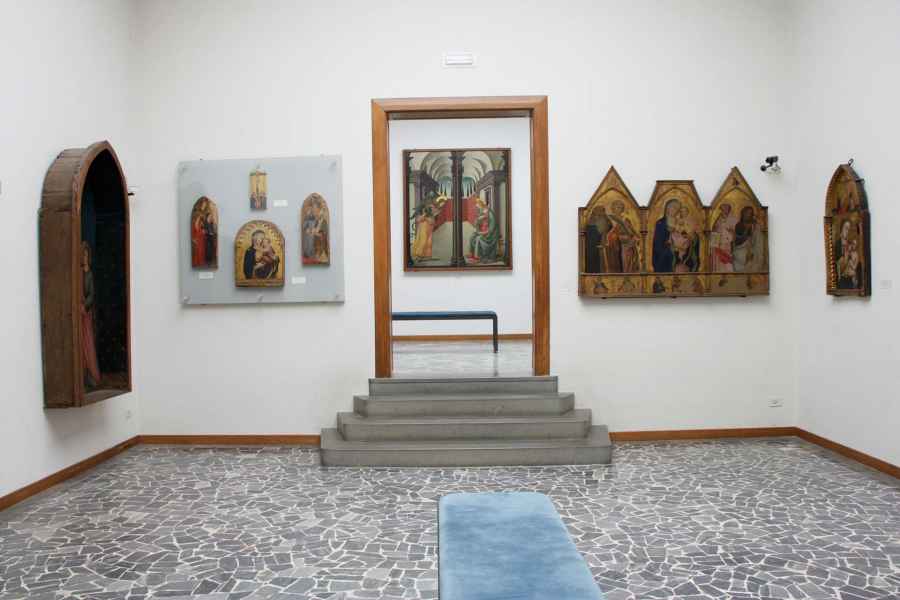 Interior of the Museo della Collegiata of Sant