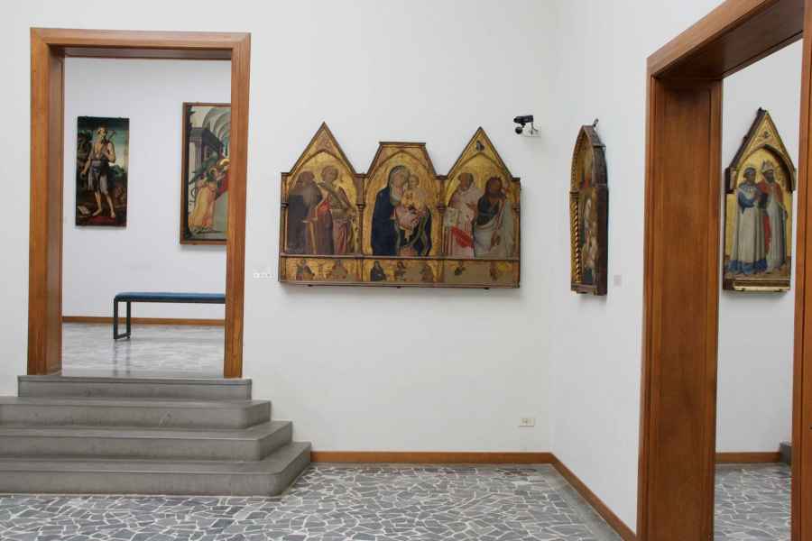 Interior of the Museo della Collegiata of Sant