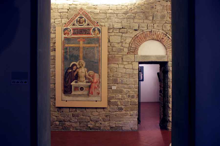 Interior of the Museo della Collegiata of Sant