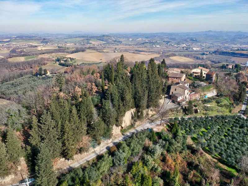 Panoramic view of Catignano, Gambassi Terme