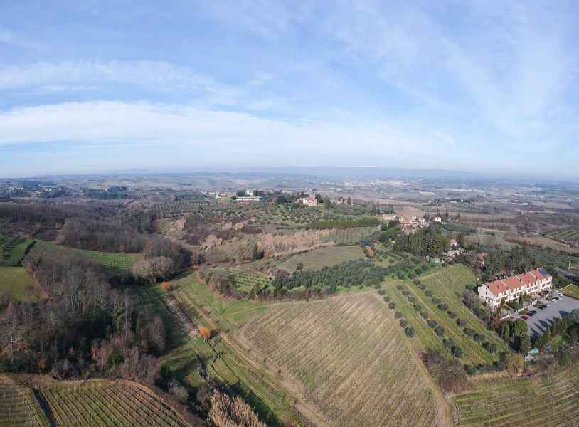 Panoramic view of Varna, Gambassi Terme