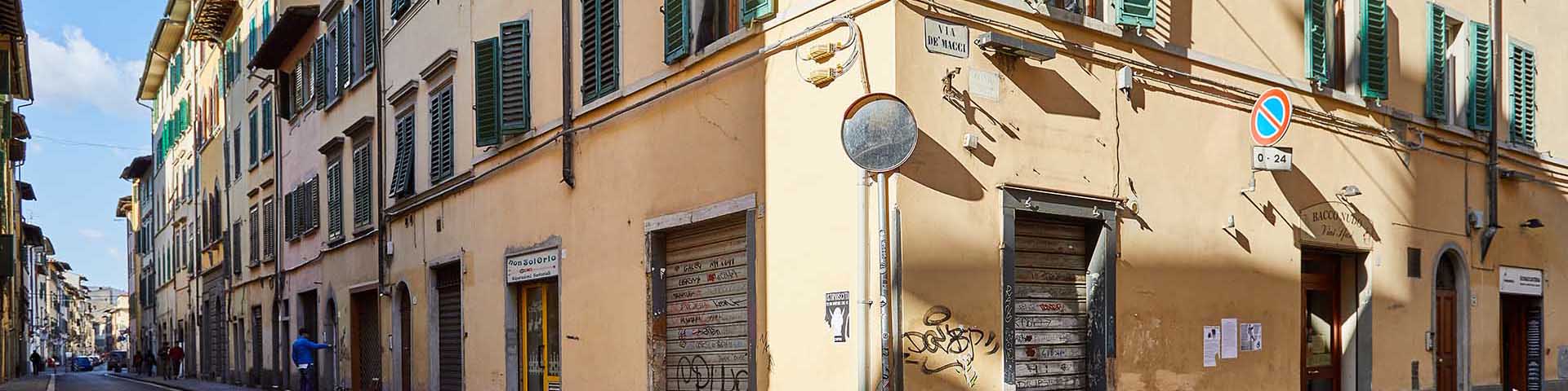 Corner of the former via de Pentolini