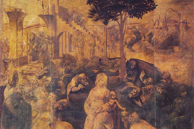 Leonardo da Vinci, Adoration of the Magi