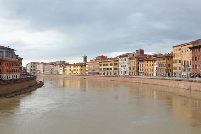 The river Arno in Pisa